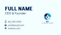 Blue Water Beverage Business Card Image Preview