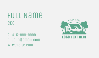 House Tree Lawn Care Business Card Image Preview