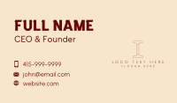 Pillar Law School Academy Business Card Design