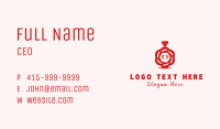 Rose Heart Perfume Business Card Image Preview