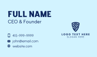 Shield Lens Security Business Card Design