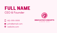 Pink Mythical Unicorn Business Card Image Preview