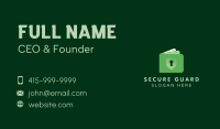 Money Wallet Lock Business Card Image Preview