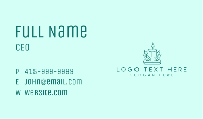 Decor Wax Candle Business Card Image Preview