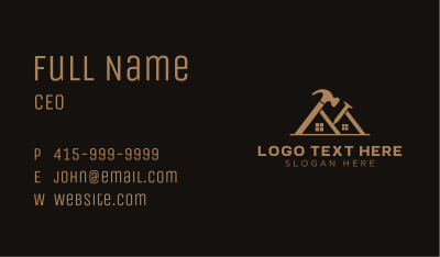 House Builder Tools Business Card