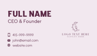 Flower Crescent Boutique Business Card Preview