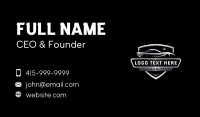 Automotive Garage Detailing Business Card Image Preview