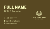 Seeding Coffee Bean Business Card Design