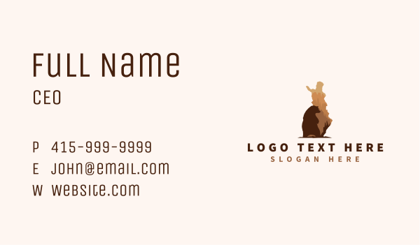 Finland Bear Animal Business Card Design Image Preview