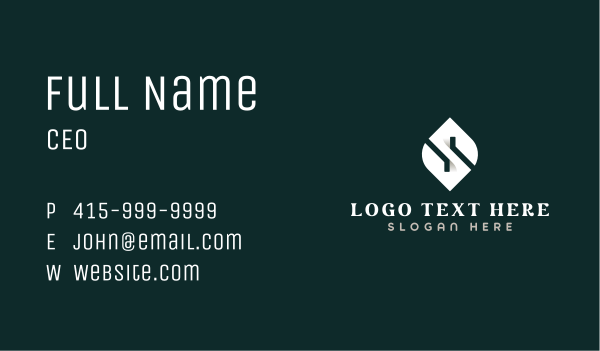 Modern Letter S Business Company Business Card Design Image Preview