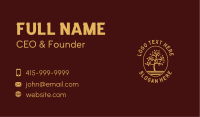 Gold Tree Eco Friendly Business Card Image Preview