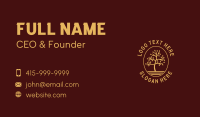 Gold Tree Eco Friendly Business Card Image Preview