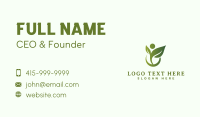 Natural Human Leaf Business Card Image Preview