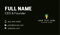 Lightbulb Idea Messaging  Business Card Image Preview