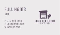 Purple Warehouse Storage  Business Card Image Preview