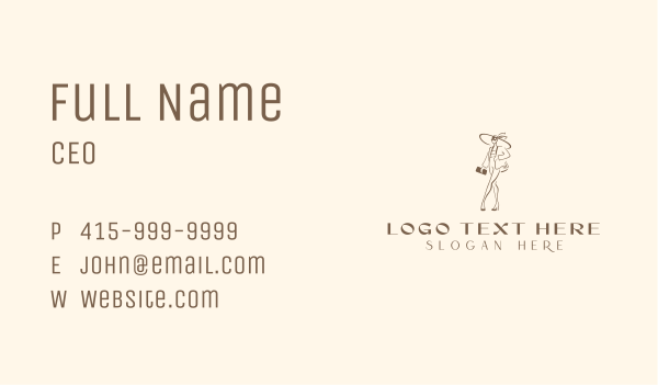 Fashion Clothing Couture Business Card Design Image Preview