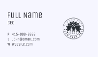 Forest Lumberjack Woodcutter Business Card Image Preview