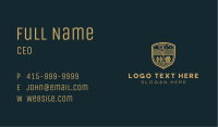 Farm Agriculture Shield Business Card Image Preview