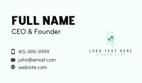 Organic Floral Hand Business Card Image Preview