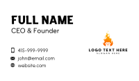 Flaming Lion Head Business Card Image Preview