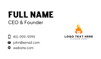 Flaming Lion Head Business Card Image Preview