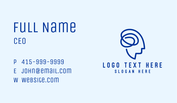 Human Mind Memory Business Card Design Image Preview