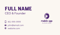 Woman Organic Hair Business Card Image Preview