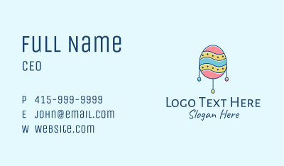 Decorative Egg  Business Card Image Preview