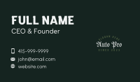 Classic Gothic Wordmark Business Card Image Preview