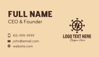 Coffee Bean Wheel  Business Card Image Preview