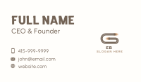 Creative Studio Letter G Business Card Image Preview