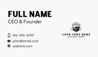Dump Truck Shield Business Card Image Preview