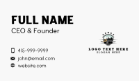 Dump Truck Shield Business Card Preview