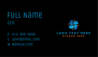 Industrial Propeller Blade Business Card Image Preview