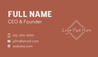 Fashion Boutique Apparel Business Card Image Preview