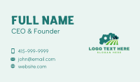 Backyard Lawn Gardening Business Card Design