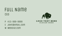 Bison Buffalo Animal Business Card Image Preview