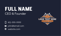 Hammer Carpentry Remodeling Business Card Image Preview