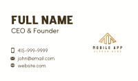 Pyramid Builder Realtor Business Card Design