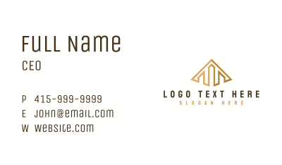 Pyramid Builder Realtor Business Card Image Preview