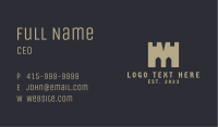 Castle Gate Letter M Business Card Image Preview