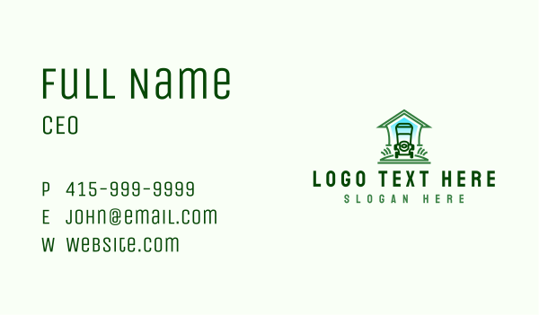 Home Lawn Landscaping Business Card Design Image Preview