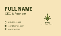 Classic Cannabis Leaf Business Card Image Preview
