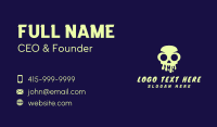 Skull Tattoo Artist Business Card Image Preview