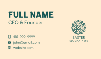 Textile Ornament  Business Card Image Preview