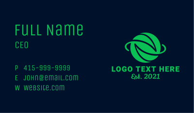 Global Sustainable Company  Business Card Image Preview