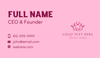 Beauty Leaf Tiara Crown Business Card Image Preview
