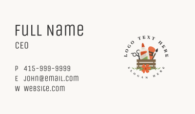 Crafter Handicraft Basket Business Card Image Preview