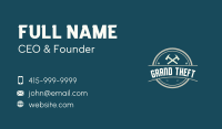 Hammer Handyman Tools Business Card Image Preview