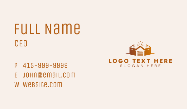 Garage Warehouse Building  Business Card Design Image Preview